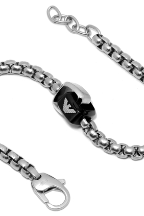 Essential Logo Bracelet, Stainless Steel